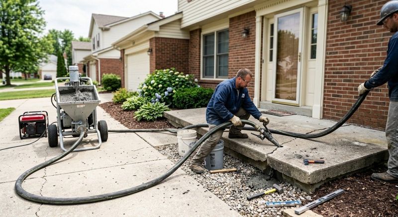 Concrete Floor Lifting in Des Moines, IA