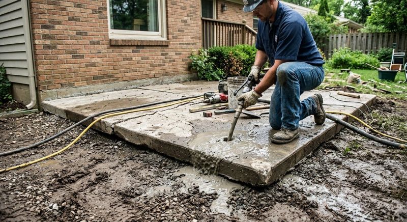 Concrete Patio Raising in Miami Dade County, FL