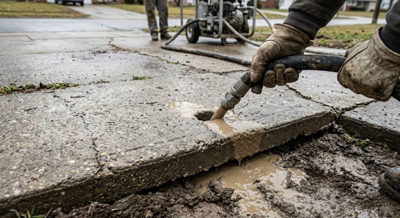 Concrete Raising in West Des Moines, IA