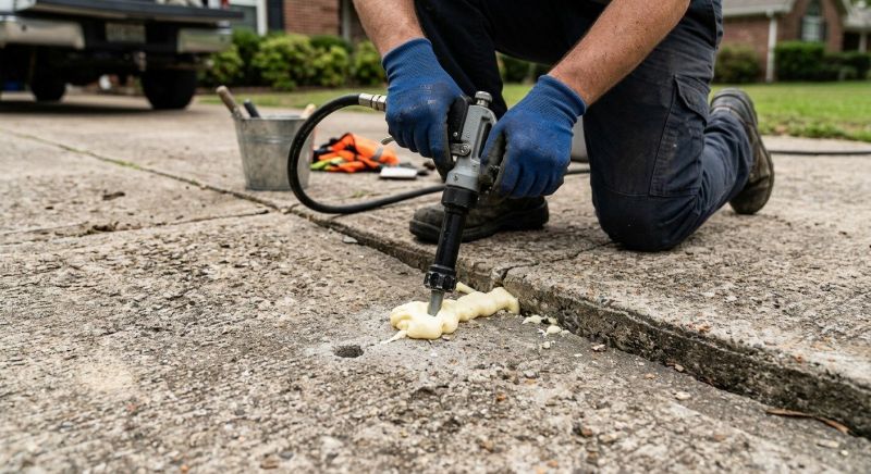 Driveway Slab Lifting in San Antonio, TX
