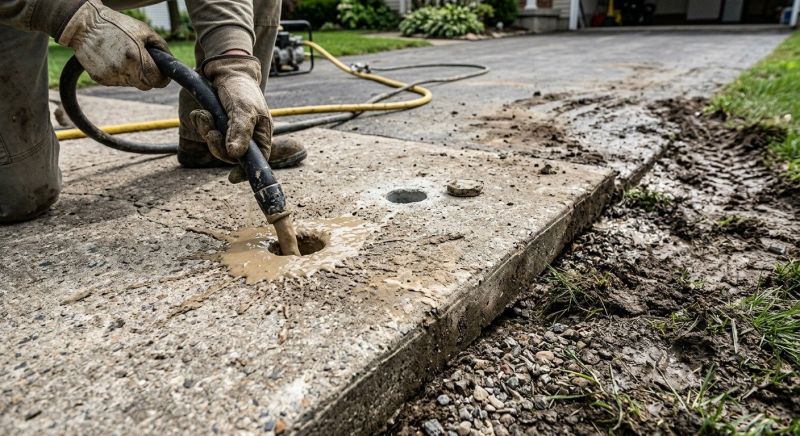 Patio Mudjacking in West Des Moines, IA