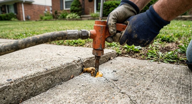 Slab Jacking in West Des Moines, IA