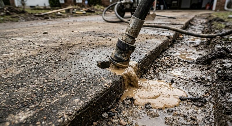 Sunken Driveway Lifting in Denver, CO