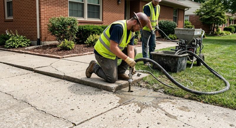 Sunken Sidewalk Repair in Tampa, FL