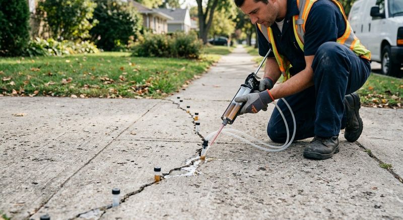 Sunken Sidewalk Repair in San Antonio, TX