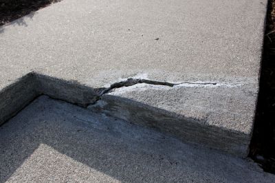 Polyjacking Can Repair a Commercial Sidewalk!