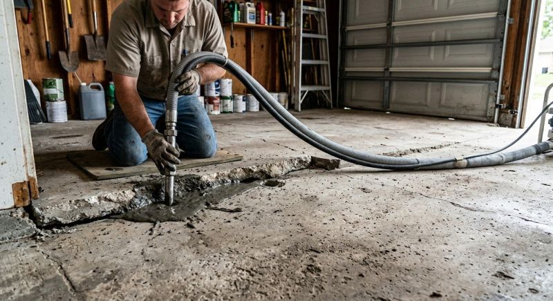 Concrete Settlement Repair in Des Moines, IA