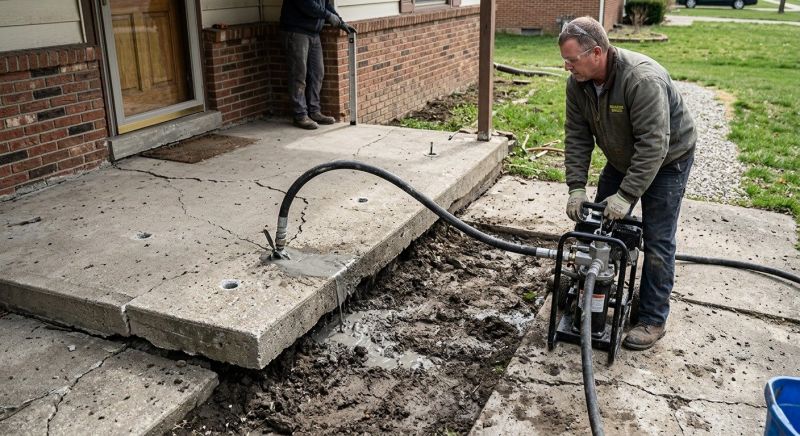 Porch Lifting in Des Moines, IA